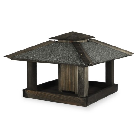 Karmnik Na Balkon/Okno ▪   z Dozownikiem ▪ Czarny Domek ▪ 26x38x38 cm