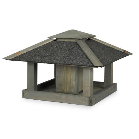 Karmnik na Okno ▪ z Dozownikiem ▪ Szary Domek ▪ 26x38,5x38x5 cm