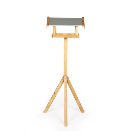 Dębowy/Olejowany Karmnik dla Sikorek ▪  Na Nóżce ▪ 111,5x38,5x29,5cm