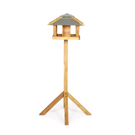 Karmnik Z Dozownikiem ▪ Olejowany Dębowy ▪ Na Nóżce ▪ 111x38,5x38,5 cm