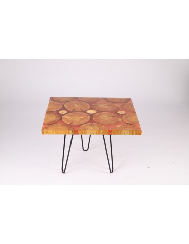 Stoły Marki Wood&Resin - Blat Stolika~ Red Hard Candy ~ Wood & Resin ~ Unikat 104722 - product 4