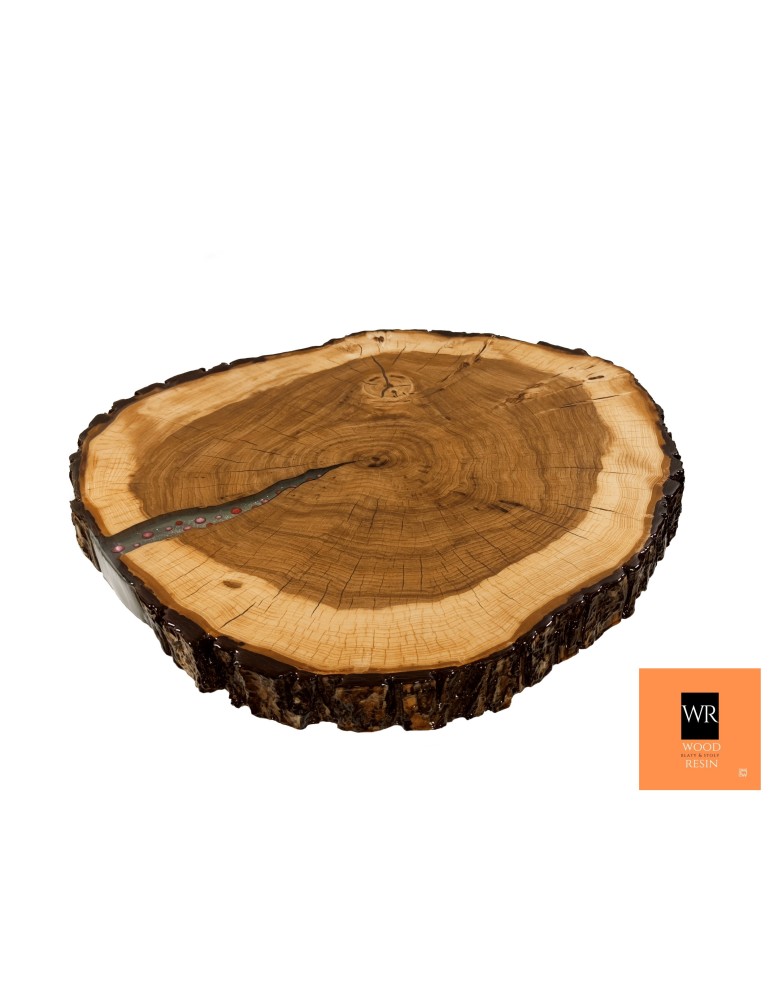 Stoły Marki Wood&Resin - Stolik lub Blat ~ Ash Story ~ Wood & Resin ~ Unikat 141402 - produkt MODO24.PL 1