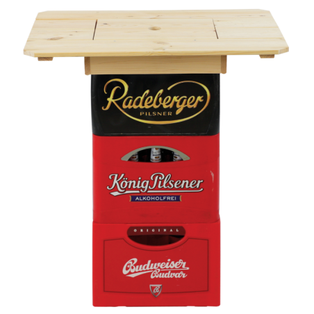 Blat na skrzynki ● Stolik na piwo w plenerze ● 10x79x56 cm