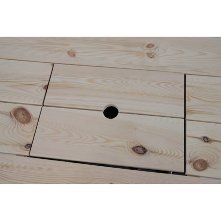 Blat na skrzynki ● Stolik na piwo w plenerze ● 10x79x56 cm