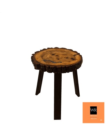 Stoły Marki Wood&Resin - Stoliczek / Blat ~ The Blue Earthworm! ~ Wood & Resin ~ Unikat 131100 - product 1