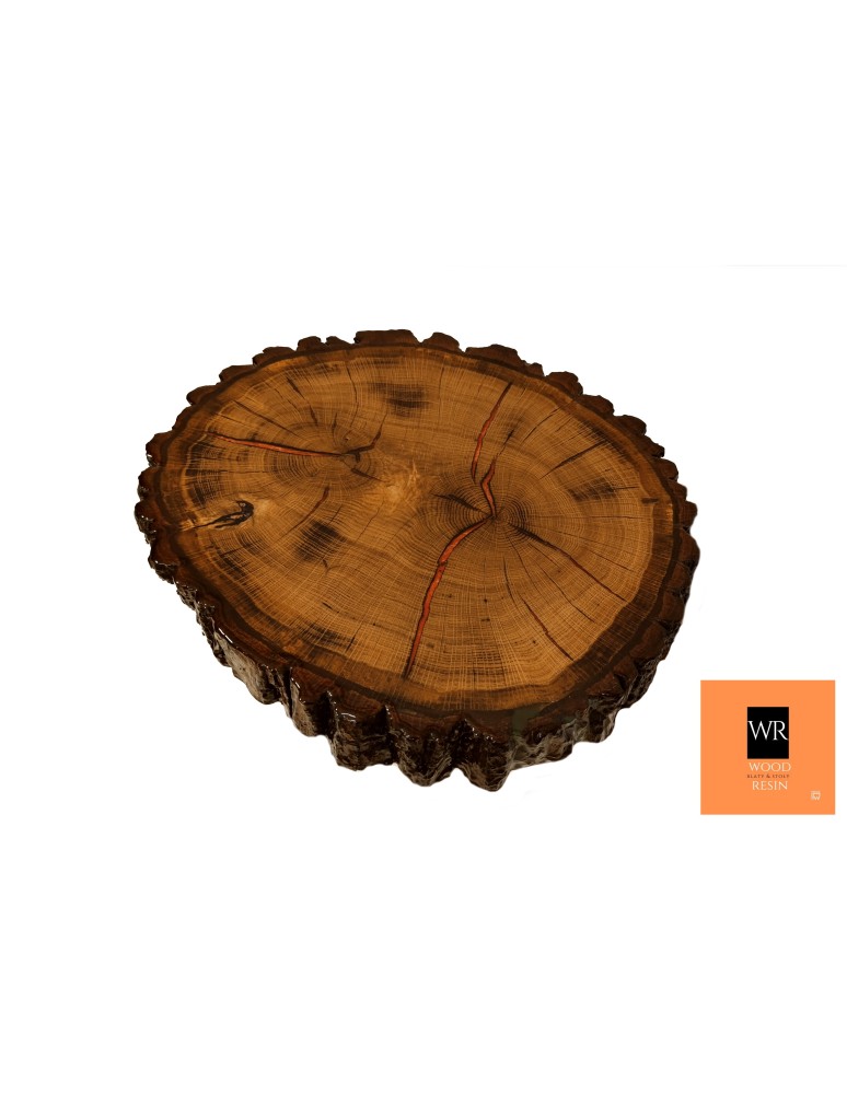 Stoły Marki Wood&Resin - Stolik lub Blat Dębowy ~ An Oak Fantasy ~ Wood & Resin ~ Unikat 130013 - product MODO24.PL 1