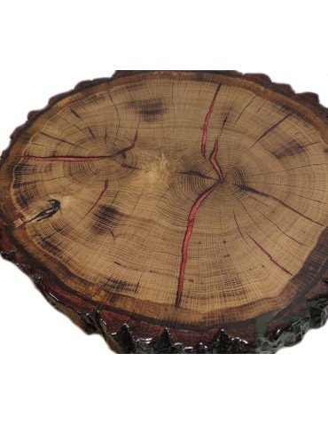 Stoły Marki Wood&Resin - Stolik lub Blat Dębowy ~ An Oak Fantasy ~ Wood & Resin ~ Unikat 130013 - product 6