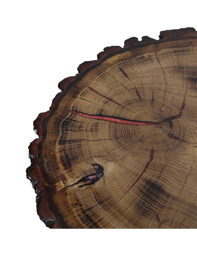Stoły Marki Wood&Resin - Stolik lub Blat Dębowy ~ An Oak Fantasy ~ Wood & Resin ~ Unikat 130013 - product MODO24.PL 7