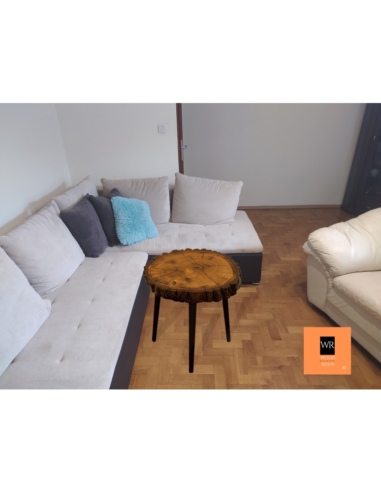 Stoły Marki Wood&Resin - Stolik lub Blat Dębowy ~ An Oak Fantasy ~ Wood & Resin ~ Unikat 130013 - product MODO24.PL 2