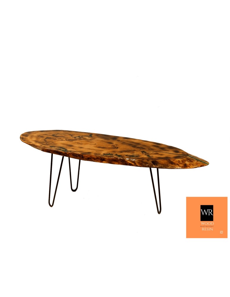 Stoły Marki Wood&Resin - Duży Stolik lub Blat ~ African Savannah ~ Wood & Resin ~ Unikat 131045 - produkt MODO24.PL 1