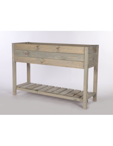 Drewniany Zielnik OBM~ Szary ~ Średni ~ 118x40x78 cm - product 2