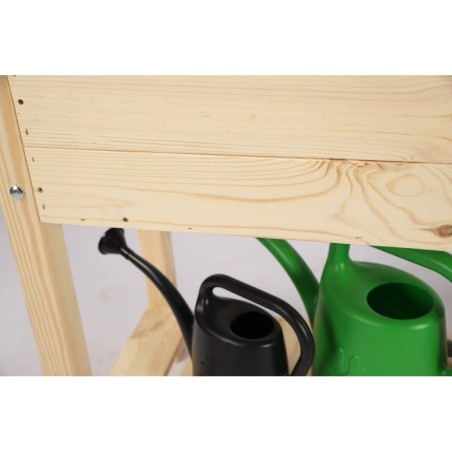 Sosnowy Inspekt na Warzywa / Skrzynka na Zioła ▪ z Półką ▪ 78x78x78 cm