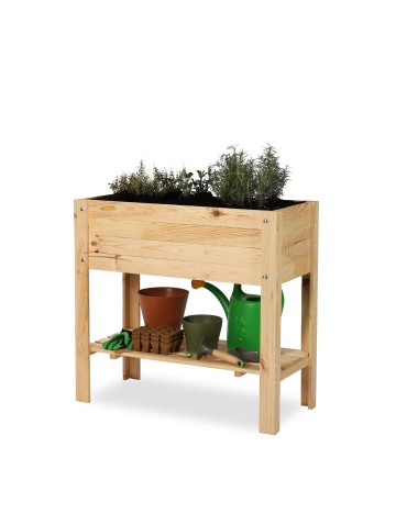 Drewniany Inspekt  OBL Surowy ~ Półka Dolna