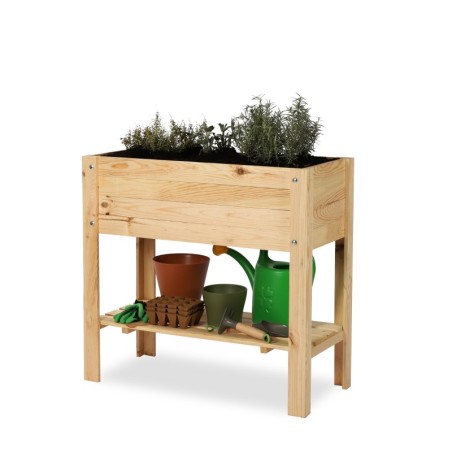 Drewniany Inspekt  OBL Surowy ~ Półka Dolna