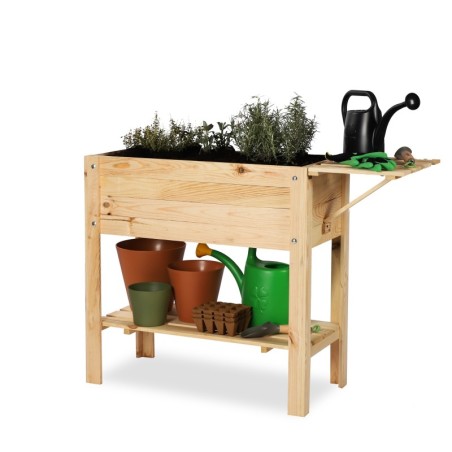 Drewniany Inspekt ~ OBL Surowy ~ Półka Dolna i Boczna