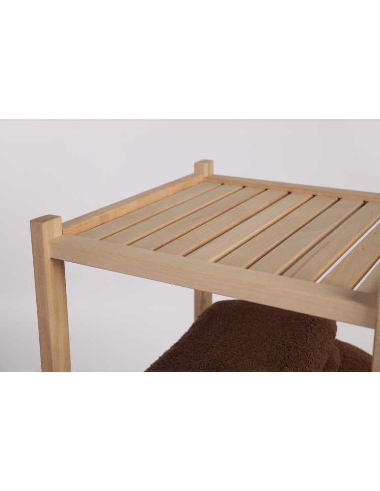 Regały do łazienki - Regał Łazienkowy TARNI ~ 6 Półek ~ Surowy Buk - product MODO24.PL 4