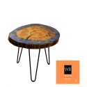 Stolik lub Blat ⭖ Azure Vision ⭖ Wood & Resin ⭖ Unikat 142633