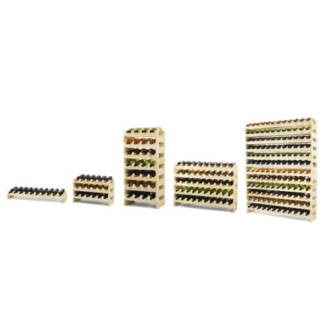 Regał Modułowy - 1 Leżnia po 4 butelki - RW10_04x01