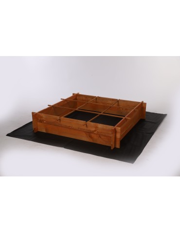 Zielnik / Warzywniak~ Składany ~ Brązowy ~ 100x100x20 cm - produkt 2