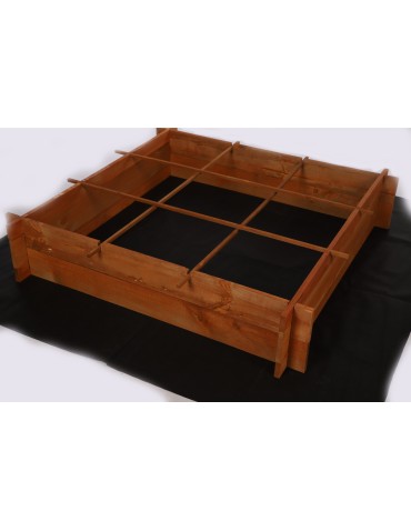 Dom i ogród - Zielnik / Warzywniak~ Składany ~ Brązowy ~ 148x80x20 cm - product 6