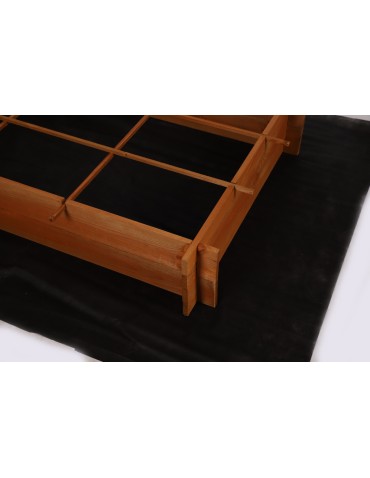 Dom i ogród - Zielnik / Warzywniak~ Składany ~ Brązowy ~ 148x80x20 cm - product 8