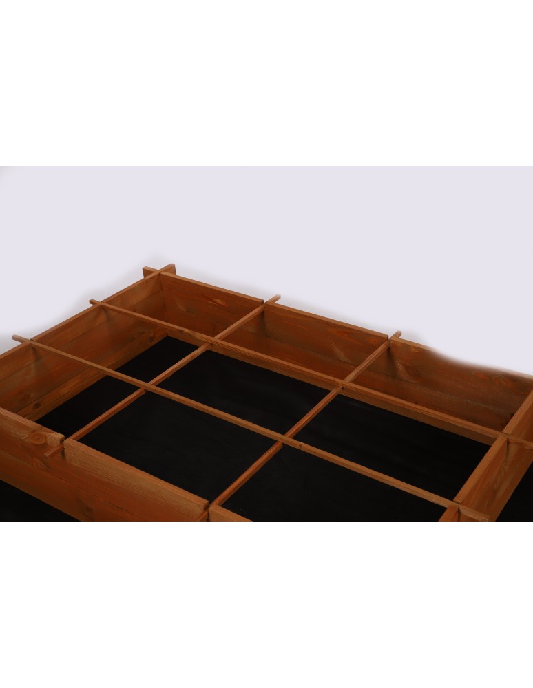 Dom i ogród - Zielnik / Warzywniak~ Składany ~ Brązowy ~ 148x80x20 cm - product MODO24.PL 9