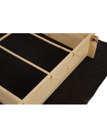 Dom i ogród - Zielnik / Warzywniak~ Składany ~ Surowy ~ 148x80x20 cm - product 4