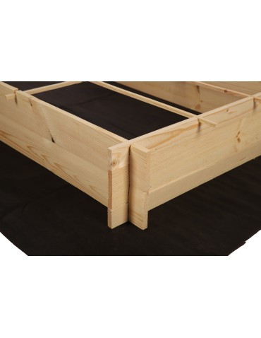 Dom i ogród - Zielnik / Warzywniak~ Składany ~ Surowy ~ 148x80x20 cm - product 6