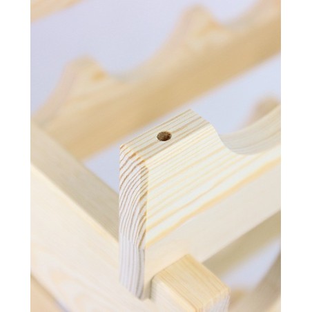 Regał Modułowy - 2 Leżnie po 4 butelki - RW10_04x02