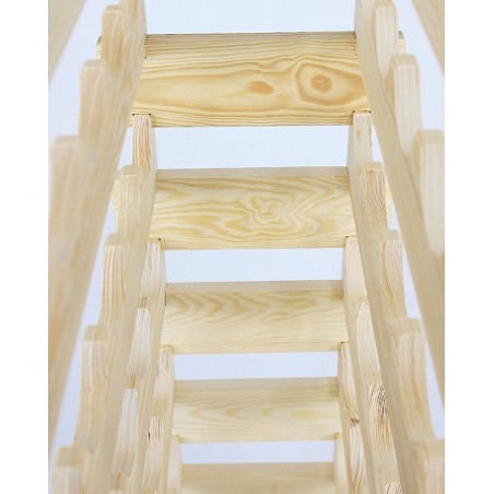 Regał Modułowy - 2 Leżnie po 4 butelki - RW10_04x02