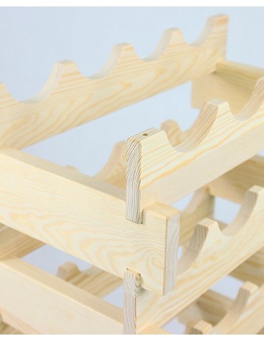 Seria RW-10 - Regał Modułowy - 3 Leżnie po 4 butelki - RW10_04x03 - product 7