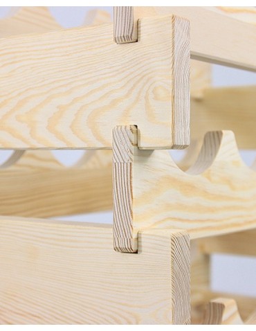 Seria RW-10 - Regał Modułowy - 3 Leżnie po 4 butelki - RW10_04x03 - product 12