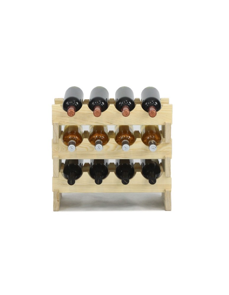 Seria RW-10 - Regał Modułowy - 3 Leżnie po 4 butelki - RW10_04x03 - product MODO24.PL 3