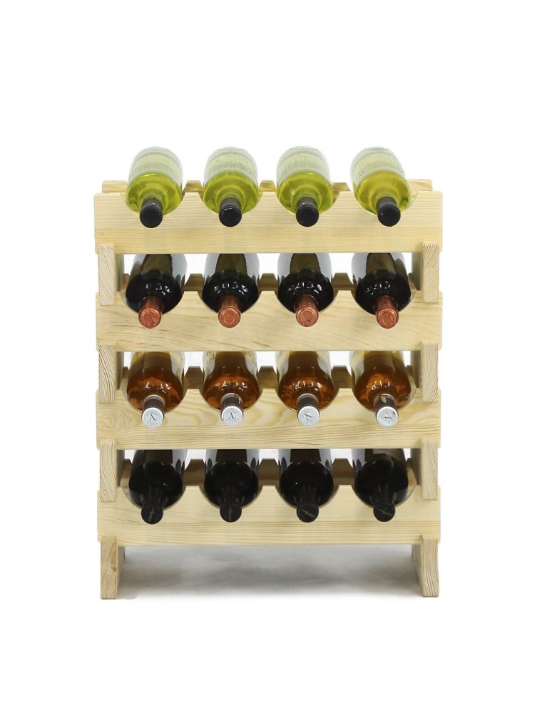 Seria RW-10 - Regał Modułowy - 4 Leżnie po 4 butelki - RW10_04x04 - product MODO24.PL 5