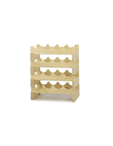 Seria RW-10 - Regał Modułowy - 4 Leżnie po 4 butelki - RW10_04x04 - product 7