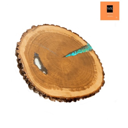 Stolik / Blat Żywiczny  ⭖ Fosforyzujący ⭖ Sea at Night ⭖ 70x6 cm☛