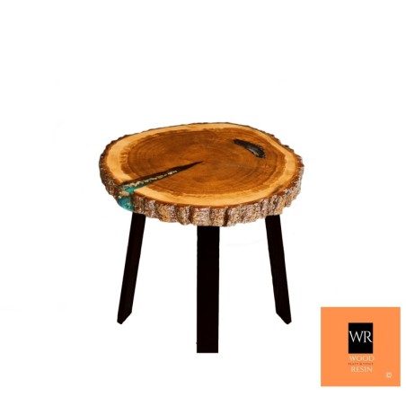 Stolik / Blat Żywiczny  ⭖ Fosforyzujący ⭖ Sea at Night ⭖ 70x6 cm☛