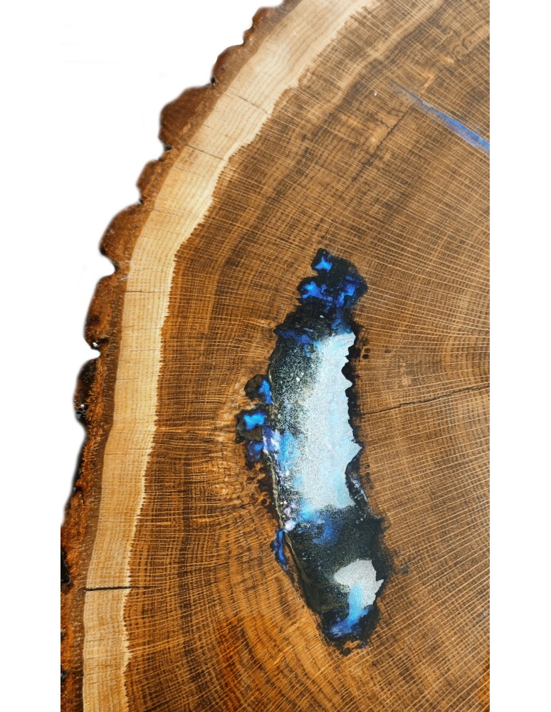 Stoły Marki Wood&Resin - Stolik lub Blat ~ Sea at Night ~ Wood & Resin ~ Unikat 084111 - product MODO24.PL 9