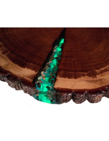 Stoły Marki Wood&Resin - Stolik lub Blat ~ Sea at Night ~ Wood & Resin ~ Unikat 084111 - product 10