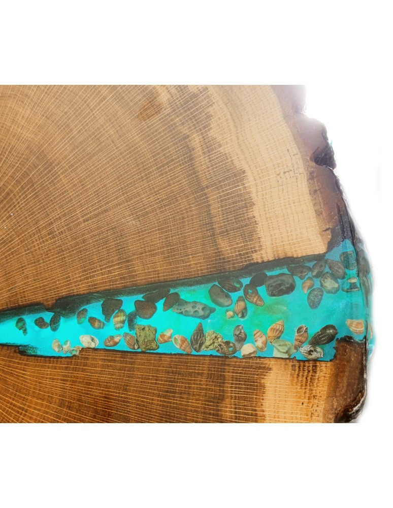 Stoły Marki Wood&Resin - Stolik lub Blat ~ Sea at Night ~ Wood & Resin ~ Unikat 084111 - product MODO24.PL 11