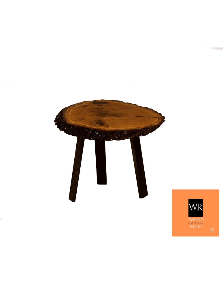Stoły Marki Wood&Resin - Stolik lub Blat Dębowy ~ Mr. Oak ~ Wood & Resin ~ Unikat 111255 - produkt MODO24.PL 1