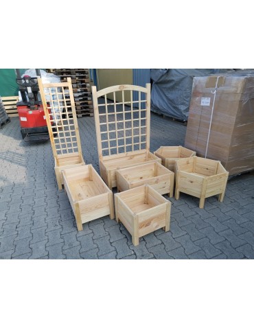 Dekoracyjna Donica Sosnowa ~ 60x40x34 cm ~ Brązowa RD-DNC_60_BR - product 2