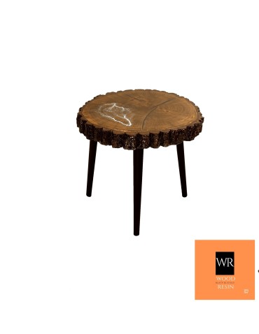 Stoły Marki Wood&Resin - Dębowy Stolik/Blat ~ Night Lightning ~ Wood & Resin ~ Unikat 155133 - product 1