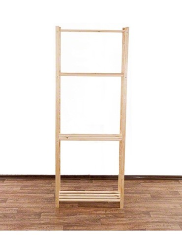 regały serii RA - Regał drewniany RA-4K-80 brązowy - product 2