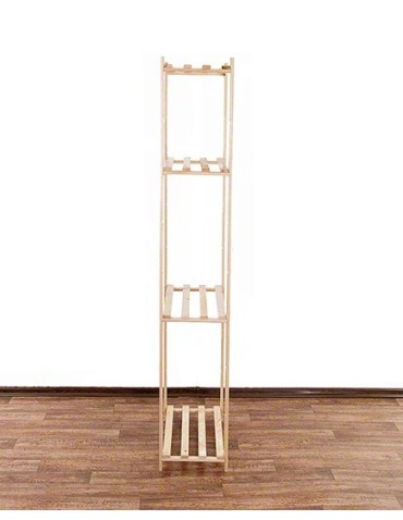 regały serii RA - Regał drewniany RA-4K-80 brązowy - product 4