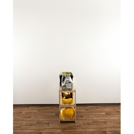 Regał drewniany do spiżarni Maxi 2L+ trzypiętrowy