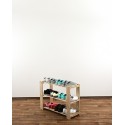 Regał drewniany do spiżarni Maxi 2L+ trzypiętrowy