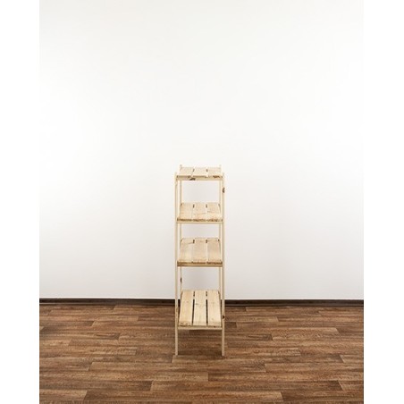 Regał drewniany do warsztatu Maxi 3L+ z ażurowymi półkami