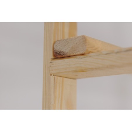 Ażurowy Regał Sosnowy ~ 5 Półek ~ Surowy ~ RA-5-65