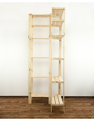 seria MAXI - Regał drewniany modułowy z półką ażurową  Maxi 6Z - product 2